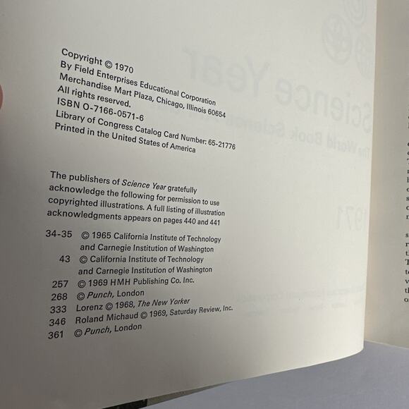 Vintage Science Year The World Book Science Annual 1971 Excellent Condition - Picture 8 of 9